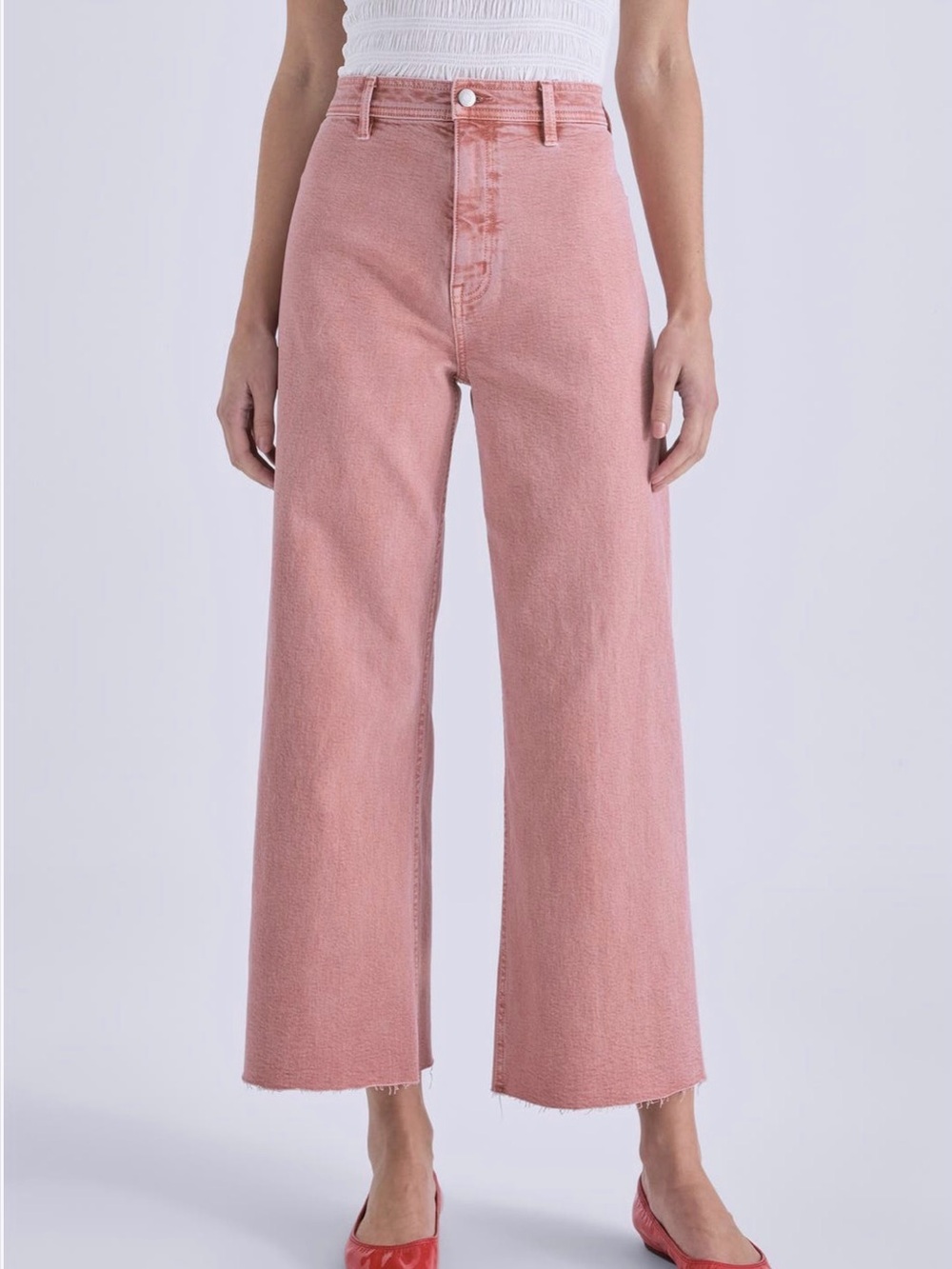 pistola Pink Wide-Leg Jeans